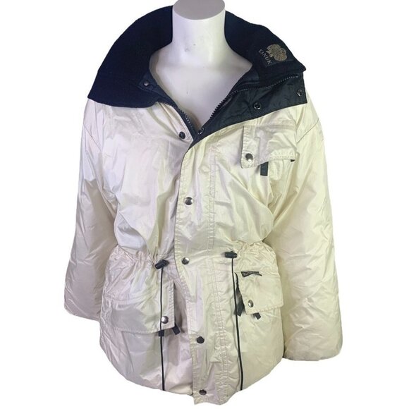 KANUK CREAM WINTER COAT CANADA WINTER WARM COAT  WATERPROOF OFF WHITE WOMEN 2 - Picture 1 of 17